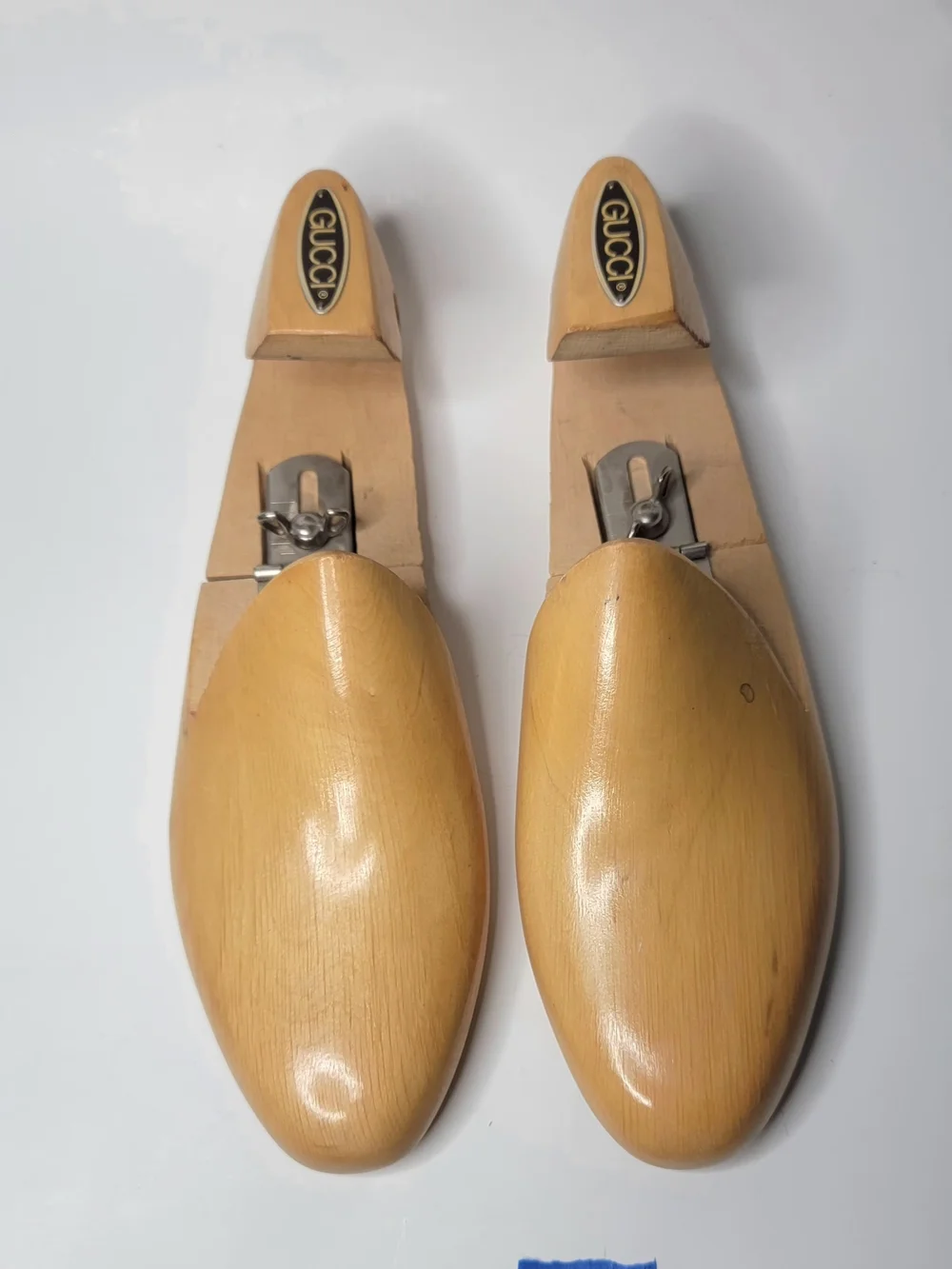 Gucci Vintage D. Mackay. New York Adjustable Wooden Shoe Tree Stretchers
